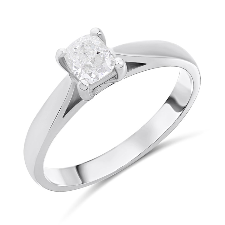 Platinum Diamond Solitaire Engagement Ring - 47pts - G/SI2 - H041232