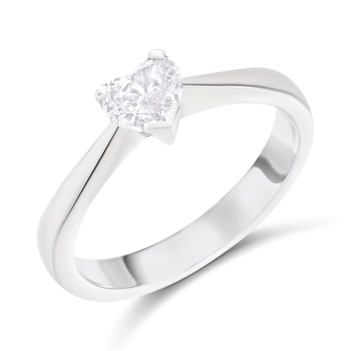 Platinum Diamond Solitaire Engagement Ring - 47pts - G/SI2 - H04744