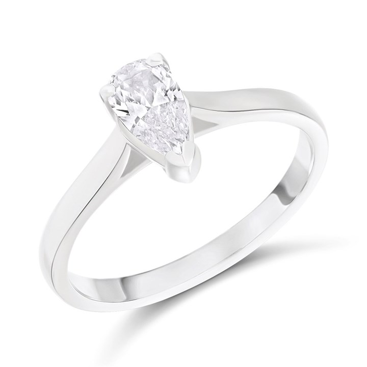 Platinum Diamond Solitaire Engagement Ring - 52pts - L/VVS1 - H051186