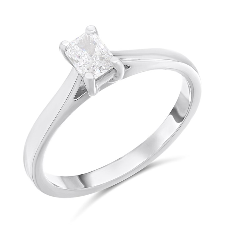 Platinum Diamond Solitaire Engagement Ring - 51pts - H/VS1 - H051261