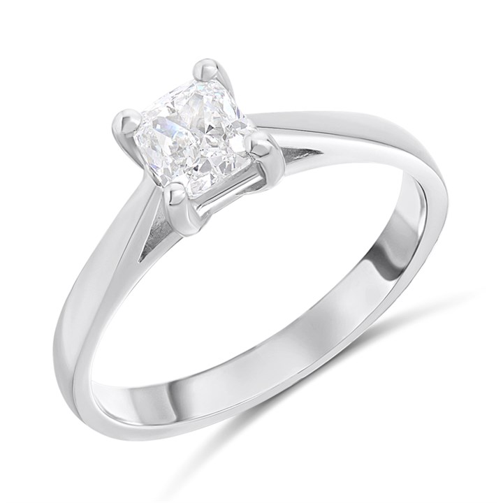Platinum Diamond Solitaire Engagement Ring - 70pts - F/VS2 - H071010