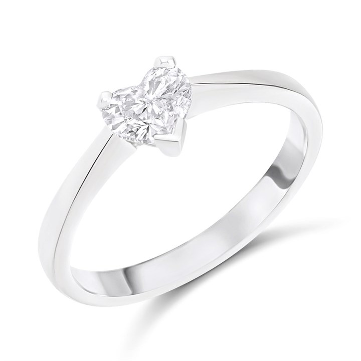 Platinum Diamond Solitaire Engagement Ring - 75pts - I/SI2 - H07883