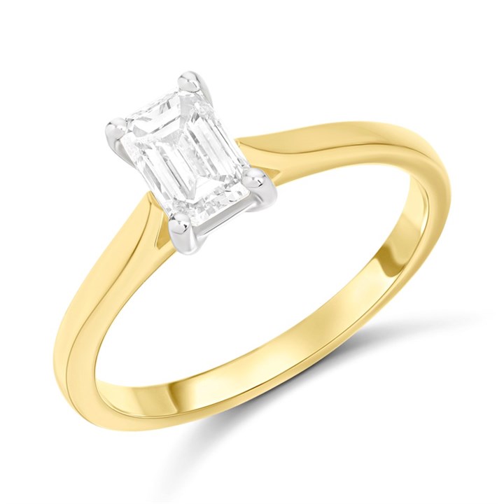 18ct Yellow Gold Diamond Solitaire Engagement Ring - 1ct - L/I1 - H101706