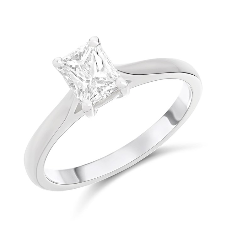 Platinum Diamond Solitaire Engagement Ring - 1ct - L/VS1 - H101735