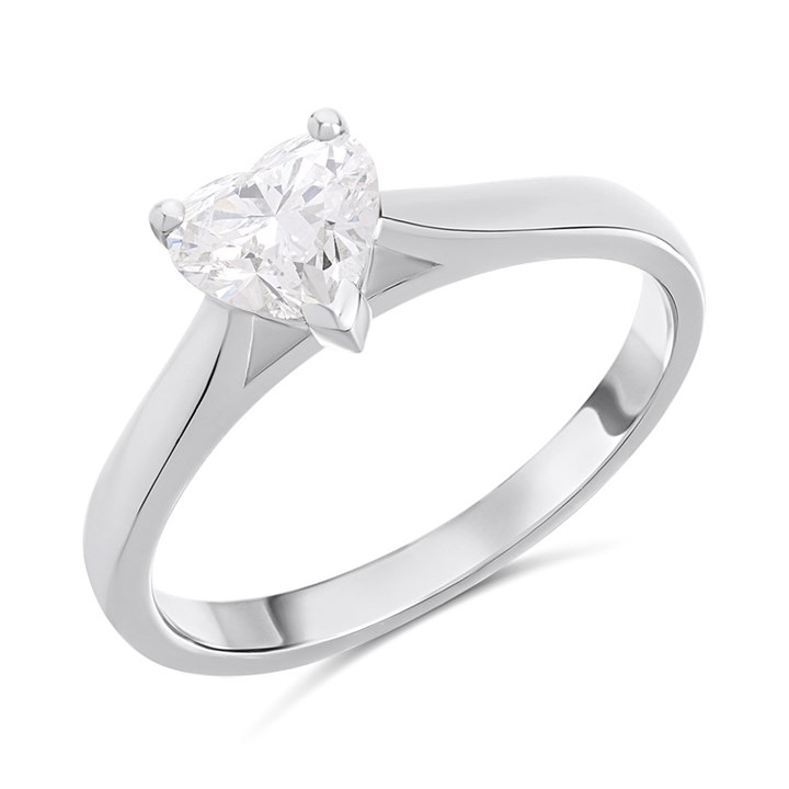 Platinum Diamond Solitaire Engagement Ring - 1ct - H/I1 - H101825