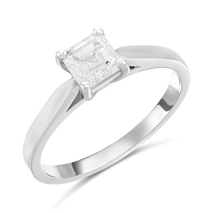 Platinum Diamond Solitaire Engagement Ring - 1ct - G/VS2 - H101858