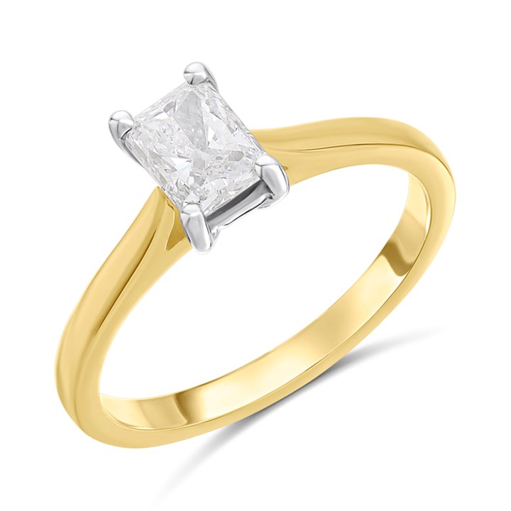 18ct Yellow Gold Diamond Solitaire Engagement Ring - 1ct - J/I1 - H101865