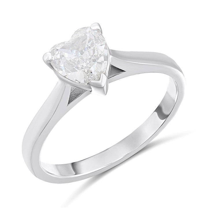 Platinum Diamond Solitaire Engagement Ring - 1.04ct - K/VS1 - H101872