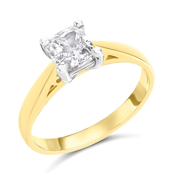 18ct Yellow Gold Diamond Solitaire Engagement Ring - 1.03ct - M/SI2 - H10823