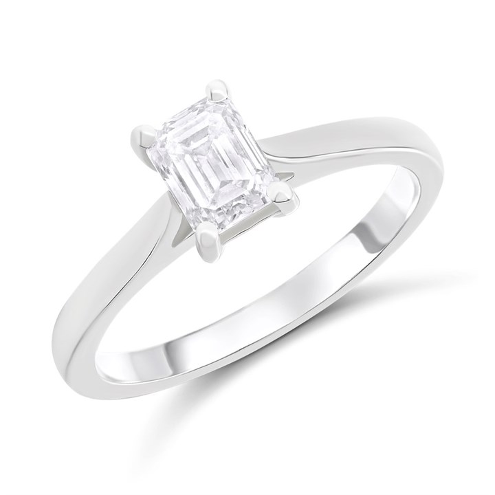 Platinum Diamond Solitaire Engagement Ring - 1ct - M/SI1 - H10947