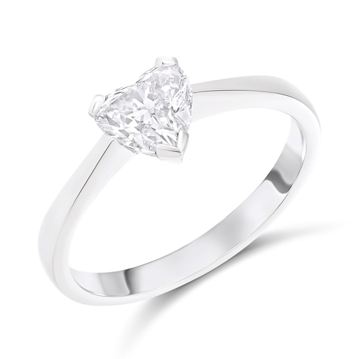 Platinum Diamond Solitaire Engagement Ring - 1.16ct - K/SI2 - H11231