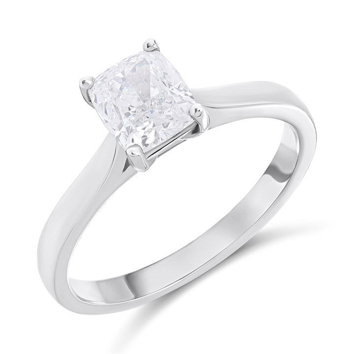 Platinum Diamond Solitaire Engagement Ring - 1.5ct - G/I1 - H15101