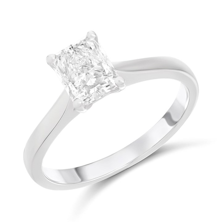 Platinum Diamond Solitaire Engagement Ring - 1.5ct - K/SI2 - H15113
