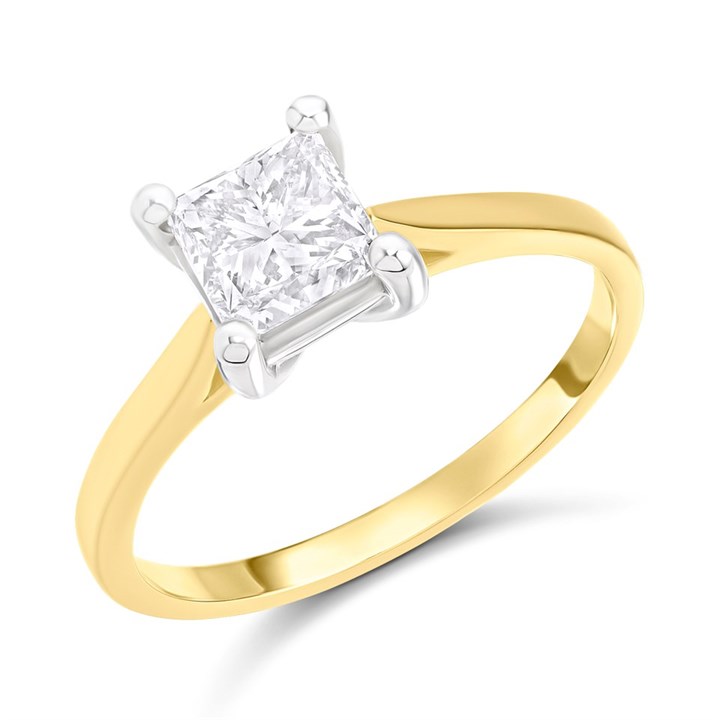 18ct Yellow Gold Diamond Solitaire Engagement Ring - 1.51ct - M/SI2 - H1593