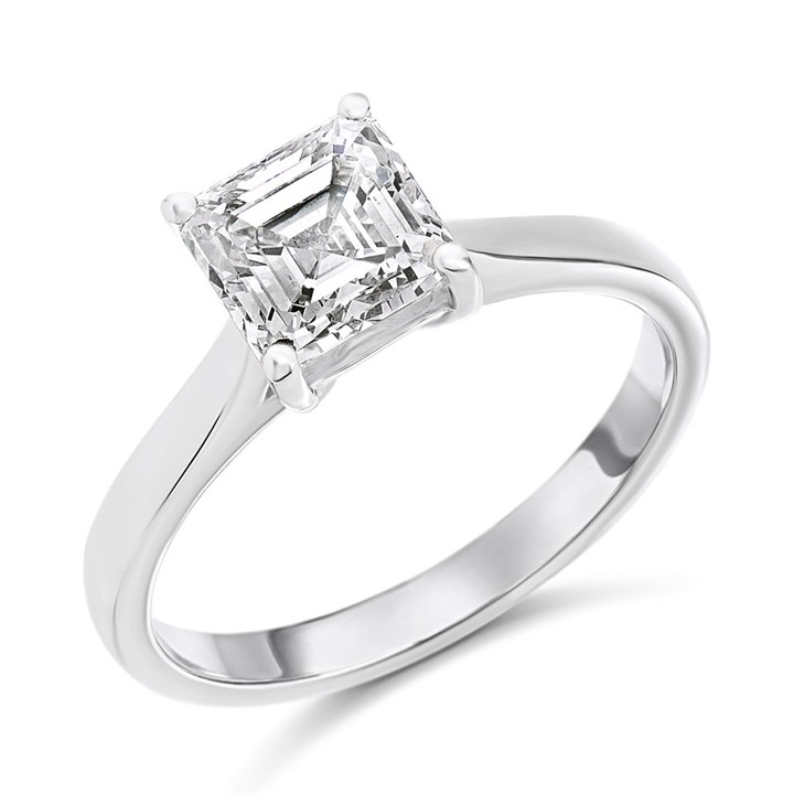 Platinum Diamond Solitaire Engagement Ring - 2.01ct - L/SI2 - H2052