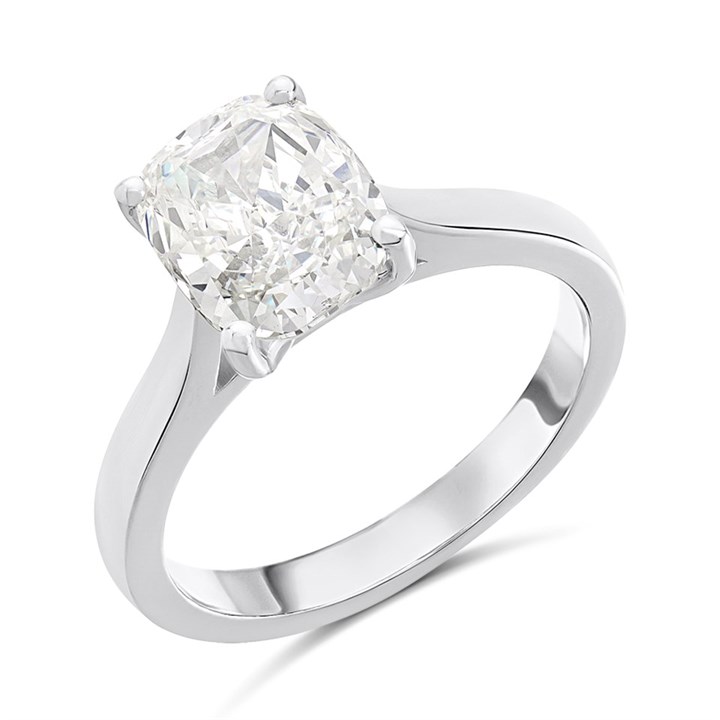 Platinum Diamond Solitaire Engagement Ring - 2.05ct - L/SI2 - H2069