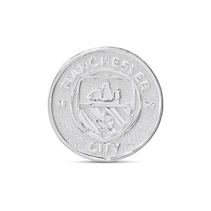 Silver Manchester City FC Single Earring - J2020