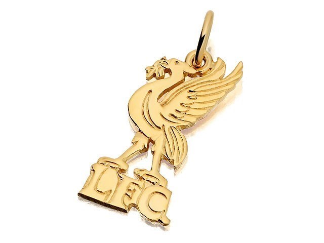 9ct Gold Liverpool FC Liver Bird Pendant - J2254