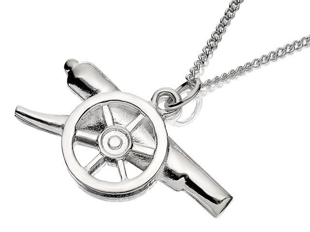 thumbnail image 2 of Arsenal FC Sterling Silver Crest Pendant & Chain Necklace – Official Licensed AFC Merchandise, Gift Boxed 2 of 5