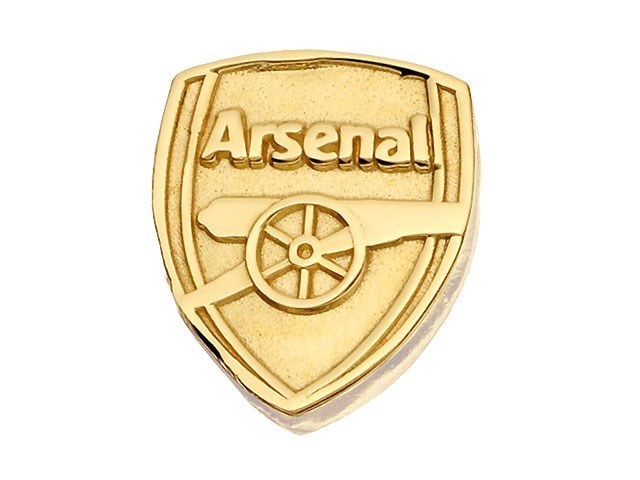 9ct Gold Arsenal FC Shield Single Stud Earring - J2370