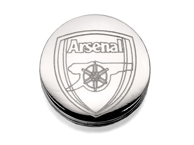 Stainless Steel Arsenal FC Crest Single Stud Earring - J2379