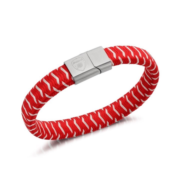 Arsenal FC Red Woven Bracelet - J2389