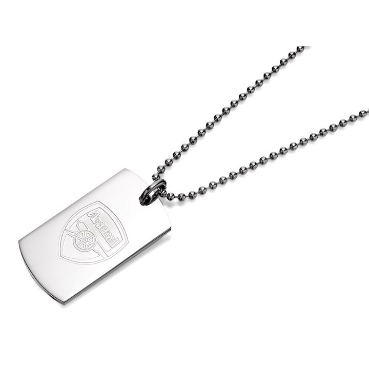Stainless Steel Arsenal FC Dog Tag Necklace - J2399