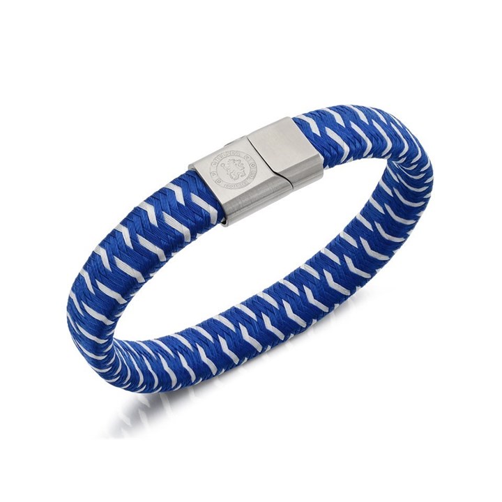 Chelsea FC Blue Woven Bracelet - J2499