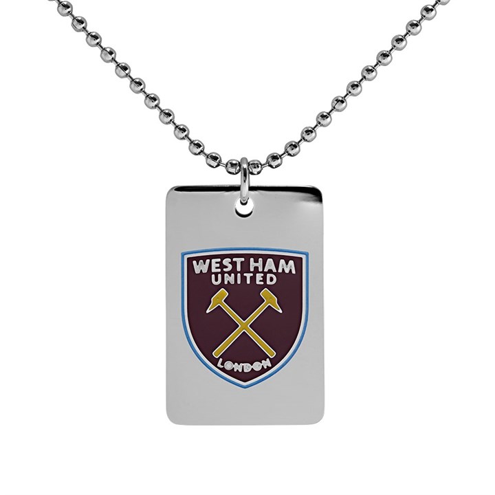 Stainless Steel West Ham FC Necklace - J2594