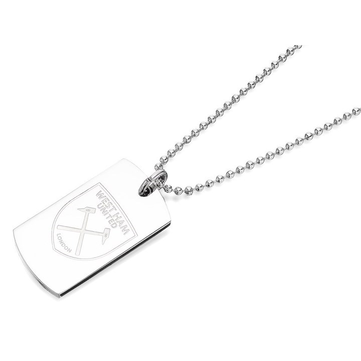 Stainless Steel West Ham FC Necklace - J2595
