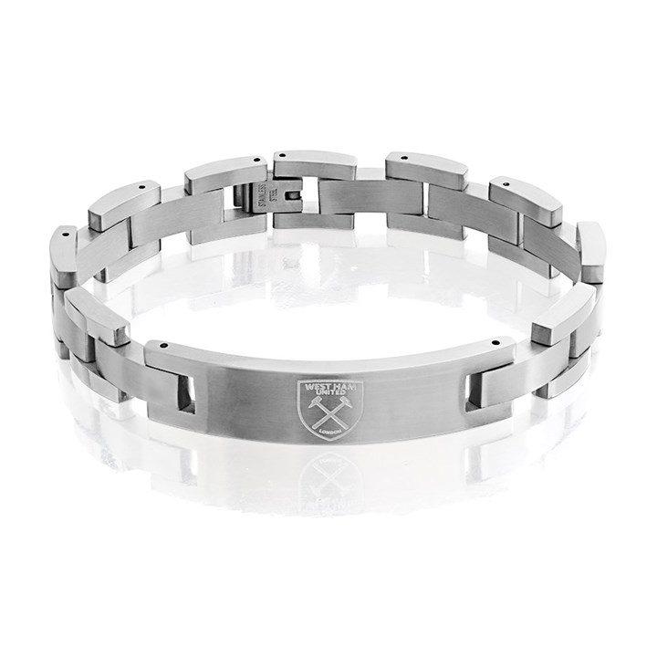 Stainless Steel West Ham FC ID Bracelet - J2596