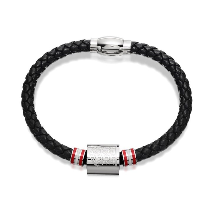 Leather England FC Three Lions Bracelet - J2604