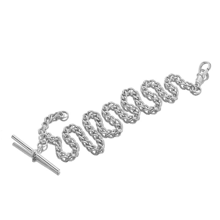 Silver Albert Chain - J2695