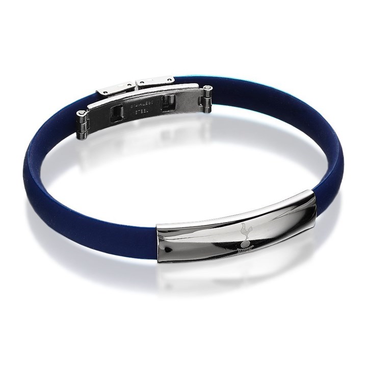 Tottenham Hotspur FC Pelle Acciaio Inox Colore Anello Bracciale Spurs Regalo Box - Foto 6