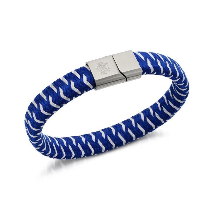 Rangers FC Blue Woven Bracelet - J2930