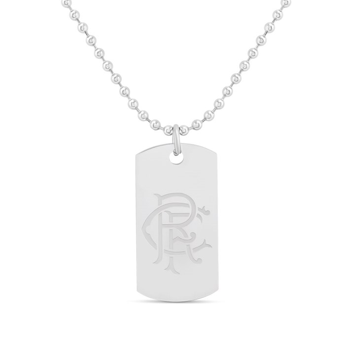 Stainless Steel Rangers FC Dog Tag Necklace - J2936
