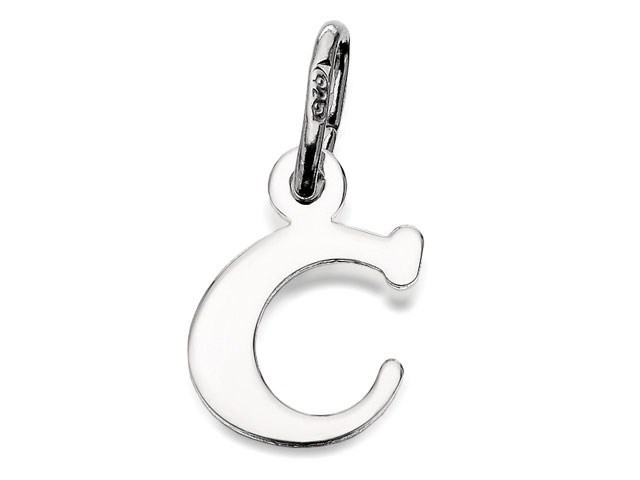 Silver Initial C - J3728