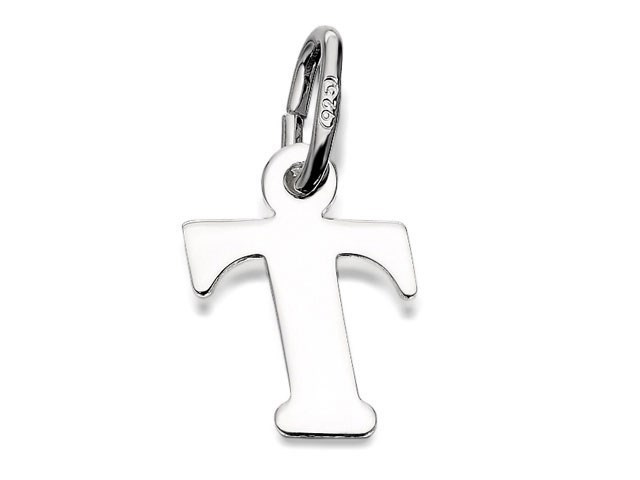 Silver Initial T - J3745