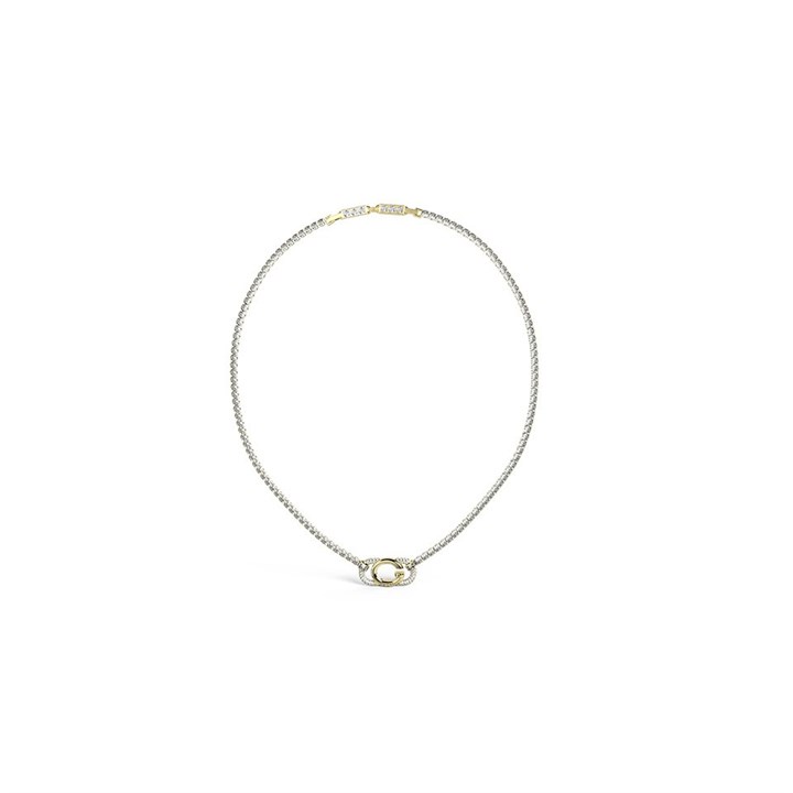 Guess UBN04506YG Gold Tone Crystal Necklace - J42256