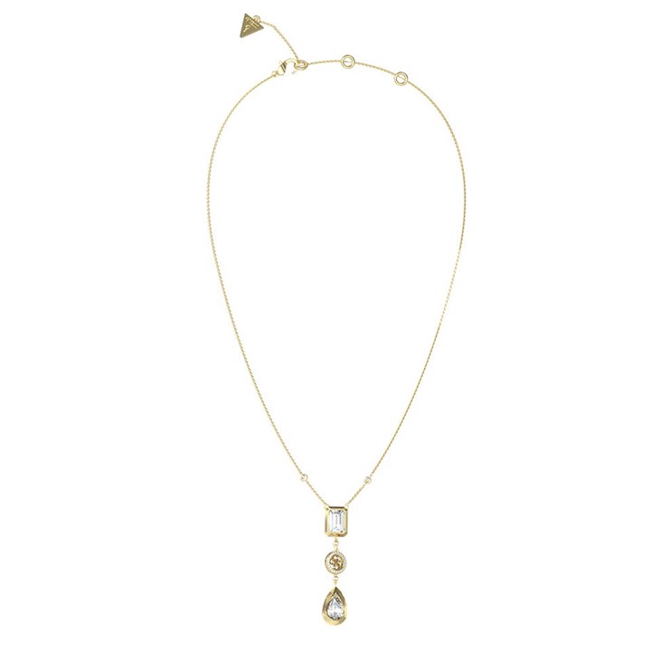 Guess Women's Stainless Steel 41Cm Gold Tone Crystal Necklace - J42263 Ubn05234yg