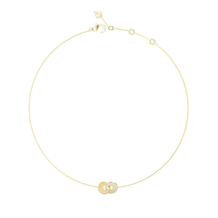 Guess JUBN05219JWYGT/U Crystal Double Link Neck - J42276