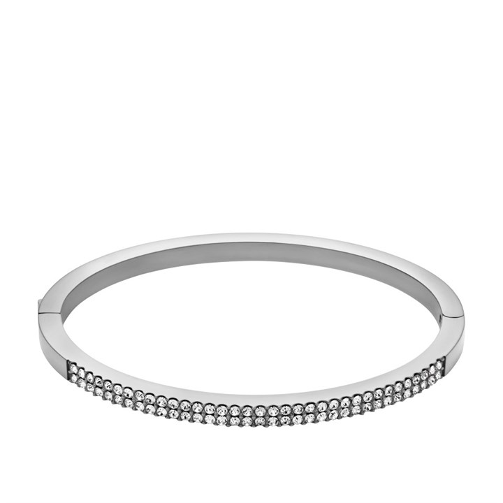 Fossil JF04863040 Stainless Steel Stone Set Bangle - J49375