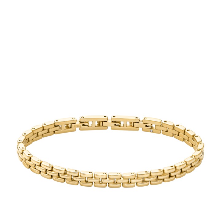 Fossil JF04901710 Yellow IP Bracelet - J49382