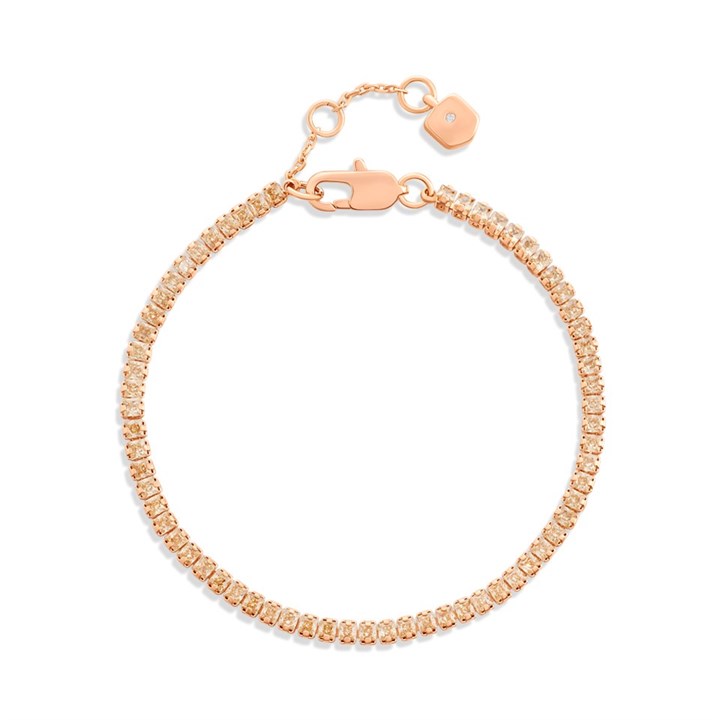 Fossil JA7294791 Rose IP CZ Bracelet - J49397