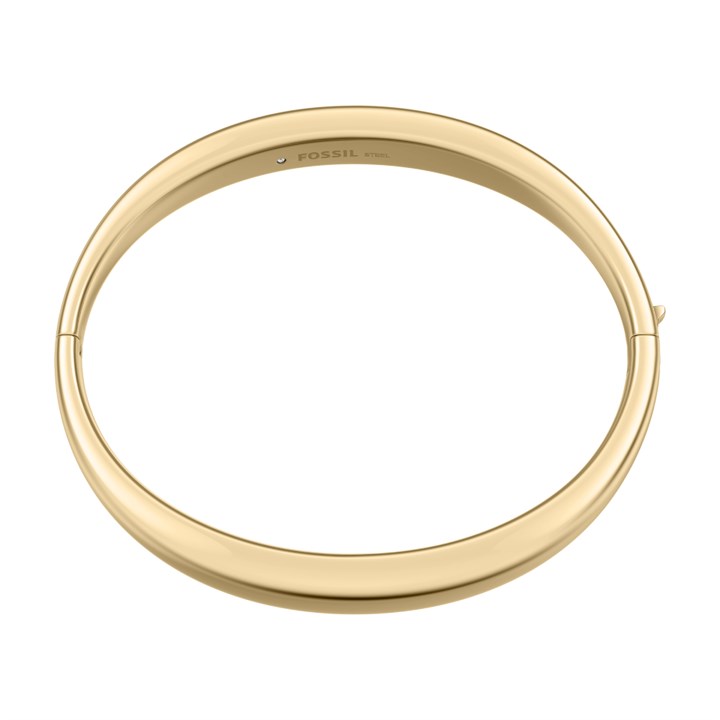 Fossil JF05000710 Yellow IP Graduated Hinged Bangle - J49430