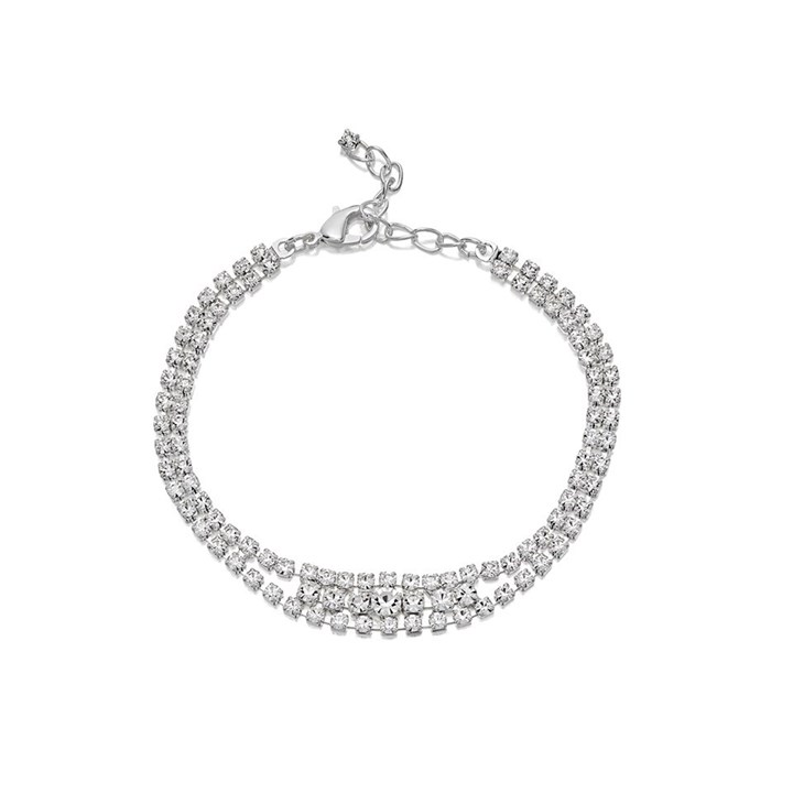 Diamante Graduated Centre Bracelet - J5007