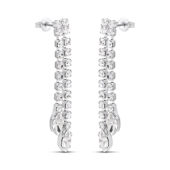 Diamante Marquise Drop Earrings - J5111