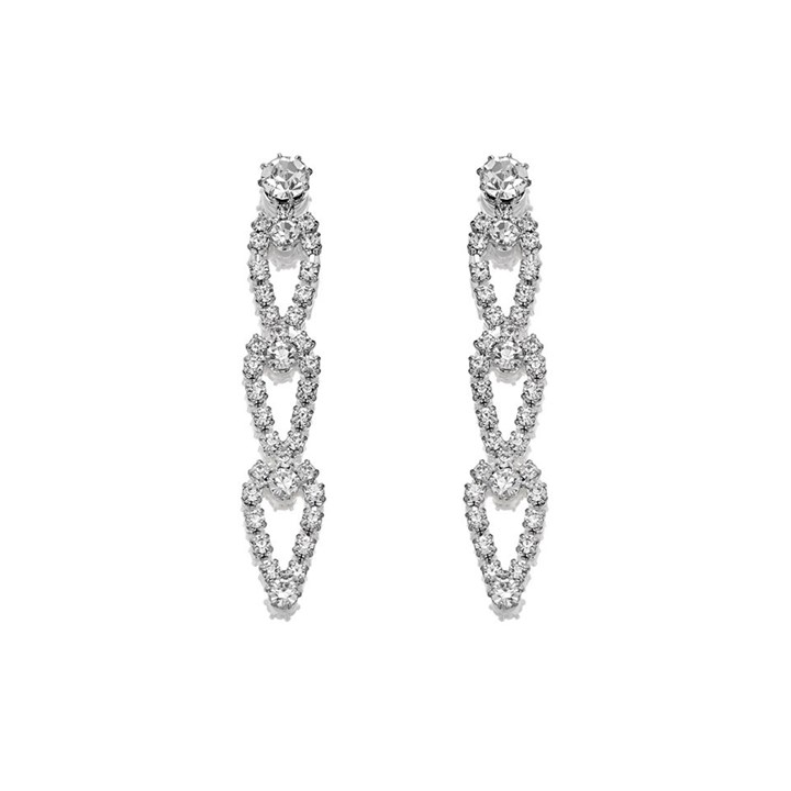 Diamante Chandelier Drop Earrings - J5140