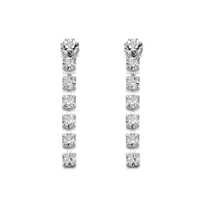 Diamante Drop Earrings - J5143