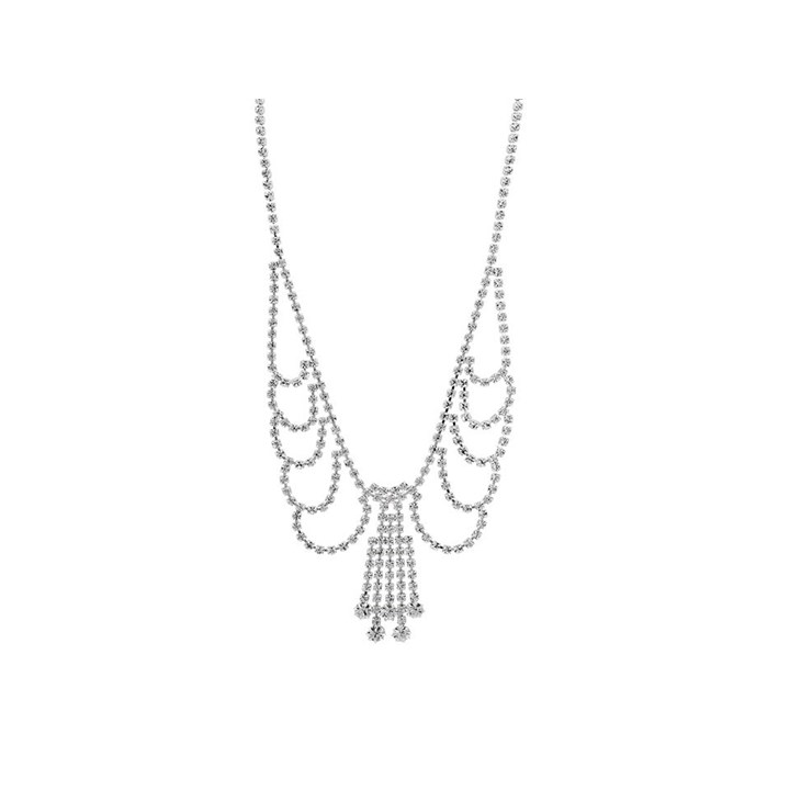 Diamante Cascade Necklet - J5304